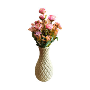 Ball Rose... Artificial Flower... Small Stick