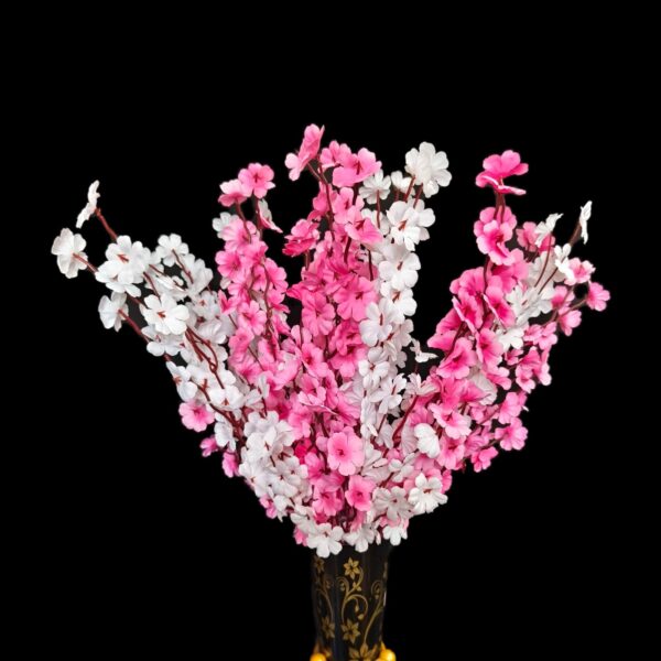 Artificial Flower...Tagari... Mid Long Stick... White & Pink Combo