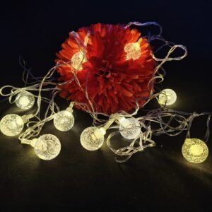 Ball Light Set – Small Size ..Warm Light.. 5.5 ft Long