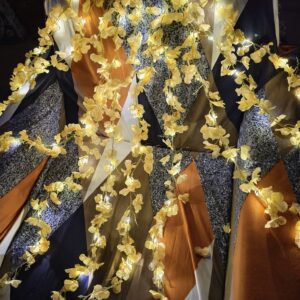 Flower Light Chain..5 Dynamic Lighting Motions...10 Strips of Cascading Floral LED Lights