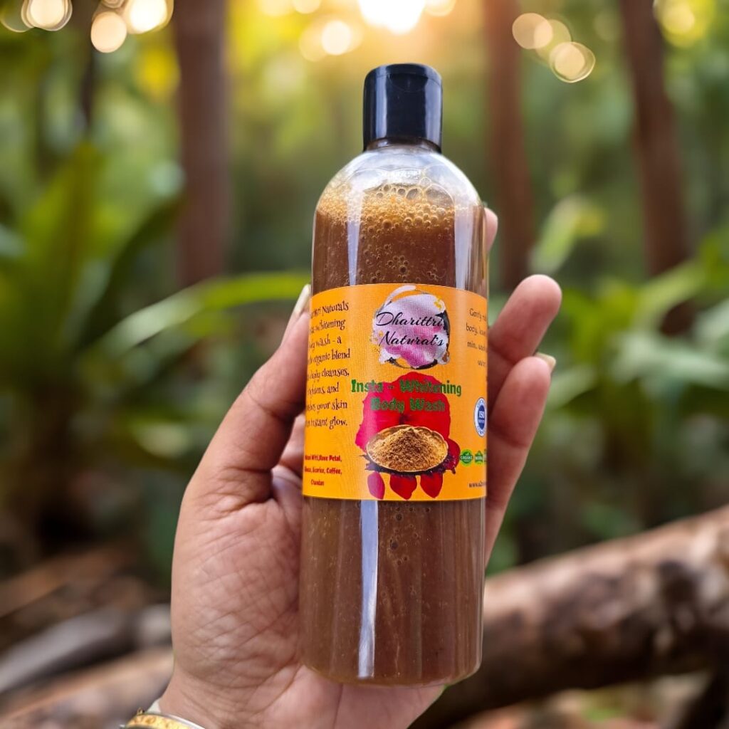 Dharittri Naturals Organic Insta Whitening Body Wash