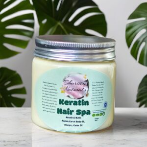 Dharittri Naturals Keratin Hair Spa Cream...with Omega 3