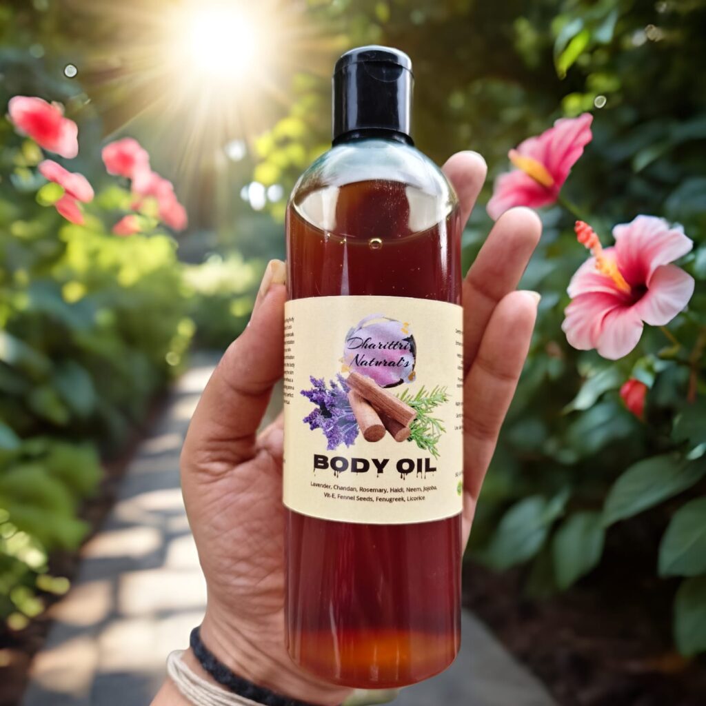 Dharittri Naturals .. Body Oil .. Powerful Blend of Herbs