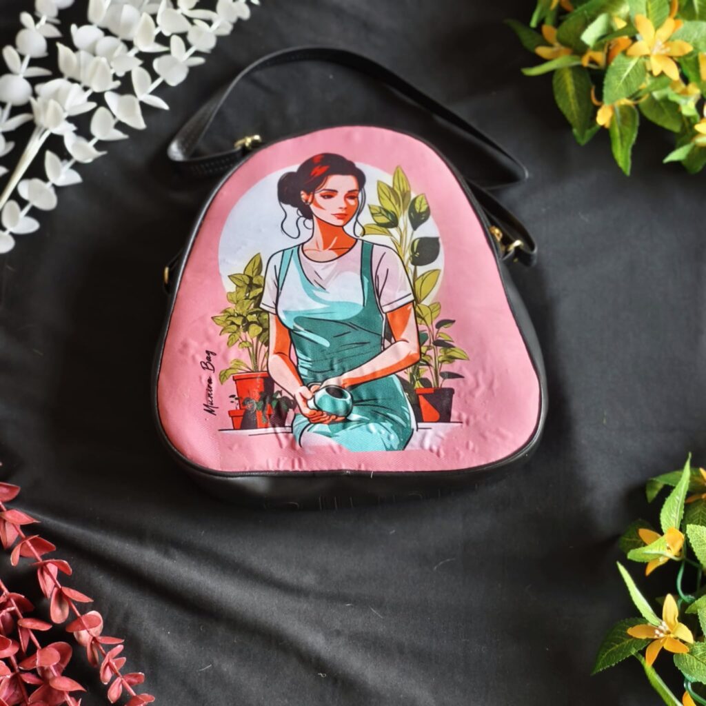 Digital Printed Sling & Handbag – Elegant & Artistic