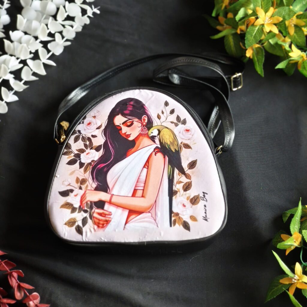 Digital Printed Sling & Handbag – Elegant & Artistic
